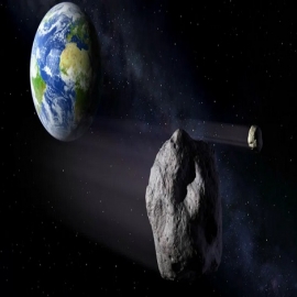 Cinco asteroides, uno del tamaño de la torre Eiffel, se aproximan a la Tierra, informa la NASA