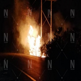 Se incendia rancho en la carretera Ticul-Oxkutzcab
