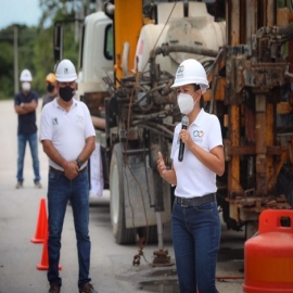 Inicia el mantenimiento de pozos de absorción en Puerto Morelos