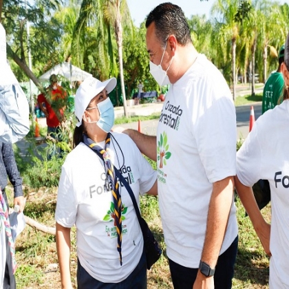 La Cruzada Forestal 2022 cumplirá con la meta de 15 mil árboles gracias a la participación ciudadana, destaca el Alcalde Renán Barrera