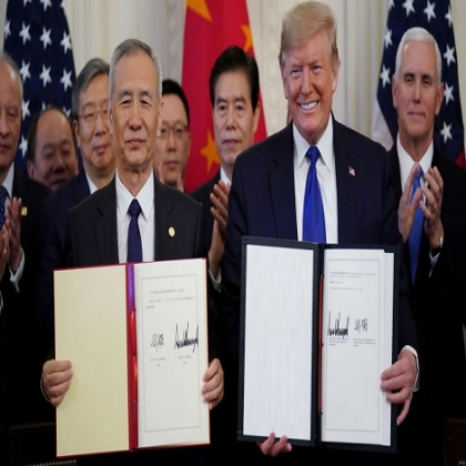 EEUU y China firmaron Fase 1 del acuerdo comercial