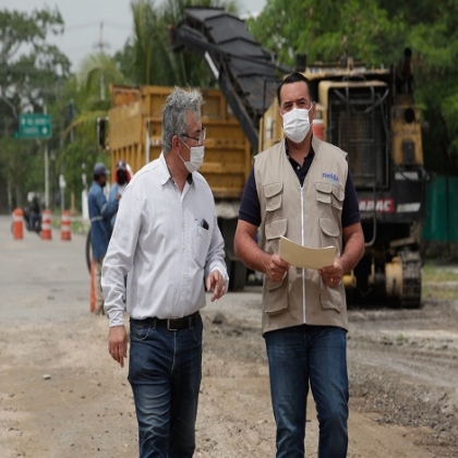 El alcalde Renán Barrera destaca la intensa labor de las cuadrillas municipales para rehabilitar y mejorar calles dañadas por las lluvias