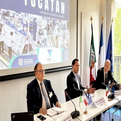 El Gobernador Mauricio Vila Dosal promociona Yucatán ante empresarios franceses para atraer inversiones y generar empleos para los yucatecos