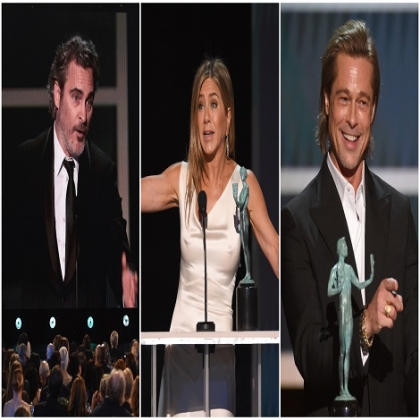 Parasite, Joaquin Phoenix y Brad Pitt, entre los ganadores de los premios del Sindicato de Actores