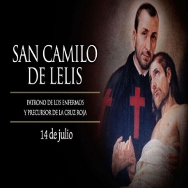 Hoy es fiesta San Camilo de Lelis, patrono de enfermos y precursor de la Cruz Roja