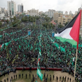 En medio de la crisis por el status de Jerusalén, el grupo terrorista Hamas realizó un provocador desfile en Gaza