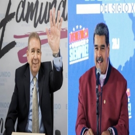 Candidatos a la Presidencia de Venezuela firman acuerdo de reconocimiento de resultados