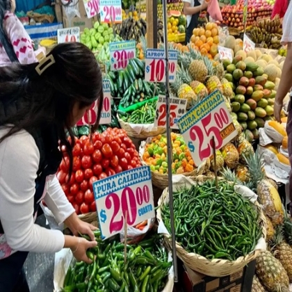 Crece 5.6% costo de canasta alimentaria en zona urbana