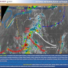 Cristóbal se degrada depresión tropical; las lluvias seguirán en Quintana Roo