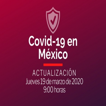 Casos coronavirus en México, hoy 19 de marzo de 2020