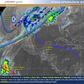 Pronostican algunos nublados para hoy lunes en Quintana Roo