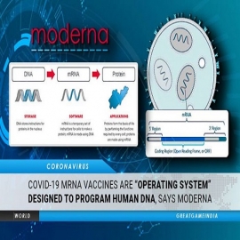 Las vacunas experimentales de ARNm COVID-19 son un sistema operativo diseñado para programar el ADN humano, dice Moderna