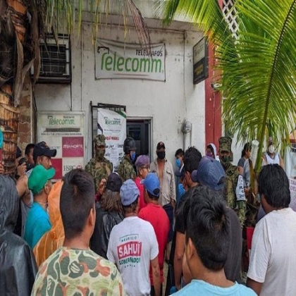 Destapan cuantioso robo a oficinas de Telecom en Celestún que sucedió hace una semana