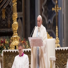 Homilía del Papa Francisco en la Misa de la Solemnidad de Santa María