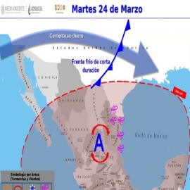 Clima hoy para Cancún y Quintana Roo 24 de marzo de 2020