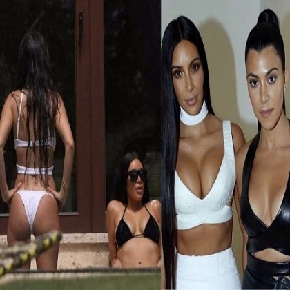 Las FOTOS más calientes de las Kardashians en la playa, con micro bikinis