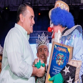 Renán Barrera encabeza la tradicional “Quema del Mal Humor” para dar inicio al Carnaval 2023