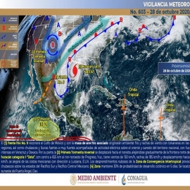 Clima hoy para Cancún y Quintana Roo 29 de octubre de 2020