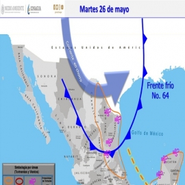 Clima hoy para Cancún y Quintana Roo 26 de mayo de 2020