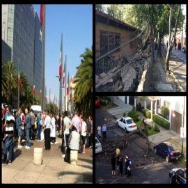 Los estragos del sismo en México