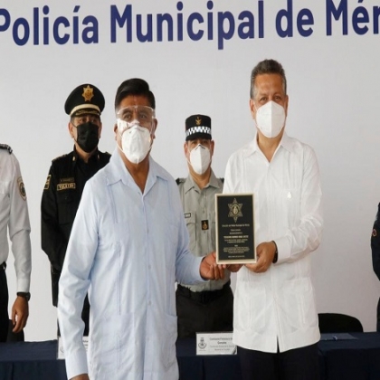 A 18 años de su fundación, la Policía Municipal de Mérida es sólido pilar para la seguridad de la ciudadanía