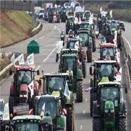“Asedio de París”: los agricultores cierran las entradas a la capital francesa en protesta contra la agenda verde