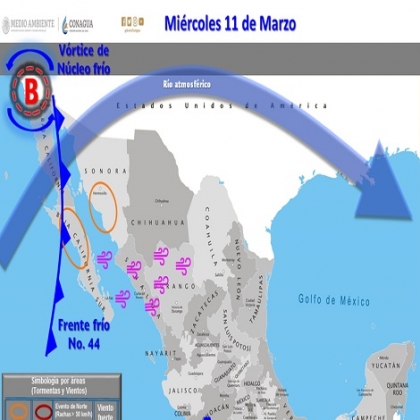 Pronóstico para Cancún y Quintana Roo hoy 11 de marzo de 2020