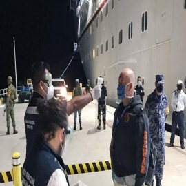 El Carnival Glory “entrega” en Cozumel a su tripulación mexicana