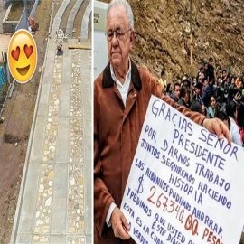 Albañiles que construyeron camino en Oaxaca, logran ahorro de 267 mil pesos y piden a AMLO que lo administre