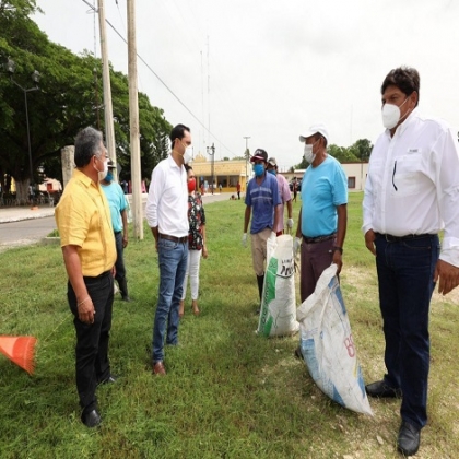 El Gobernador Mauricio Vila Dosal supervisa labores del Programa Emergente de Apoyo Comunitario en municipios afectados por el paso de “Amanda” y “Cristóbal”