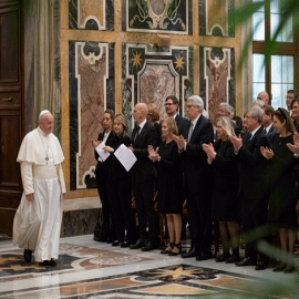 El Papa a los Caballeros de Colón: “Gracias por ver en el perseguido al prójimo”