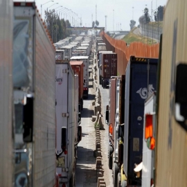 FOTOS: La frontera entre EE.UU. y México se paraliza