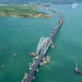 El 'proyecto del siglo' en imágenes: Rusia estrena el puente de Crimea 6 meses antes de lo previsto