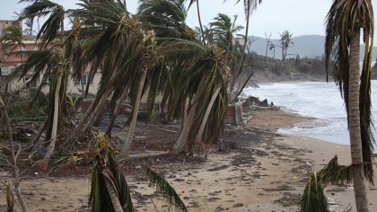 FOTO: Así quedó la playa puertorriqueña del 'Despacito' tras el paso del huracán María