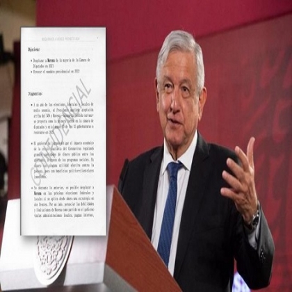 PAN acusa a AMLO ante el INE por exhibir documento BOA por ‘violentar la democracia nacional’