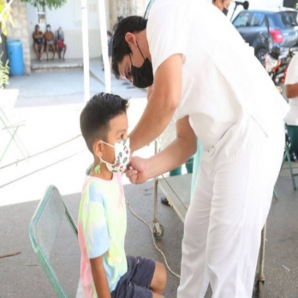 Del 6 al 9 de octubre se aplicará la segunda dosis de la vacuna contra el Coronavirus a menores de 5 a 11 años de Mérida