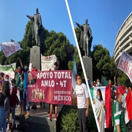 Mexicanos en EU ovacionan a AMLO: “Es un honor estar con Obrador”